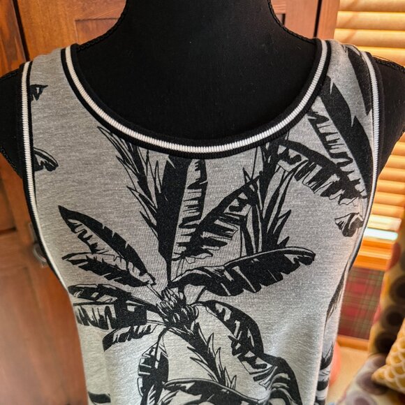 Forever 21 Palm Tree Tank Dress, Size Medium - Picture 2 of 7
